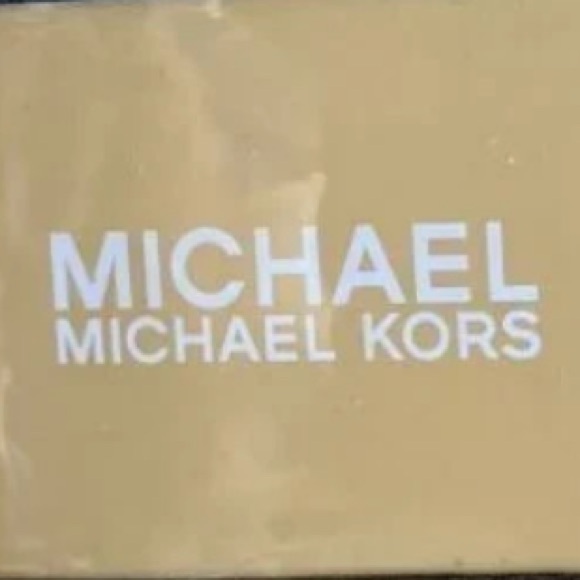 MK Michael Kors Card case Leather Light Blue 6 card slots NEW NWT - Picture 5 of 12